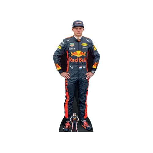 STAR CUTOUTS Figurine en carton Max Verstappen Pilote Formule 1 - Haut 177 cm